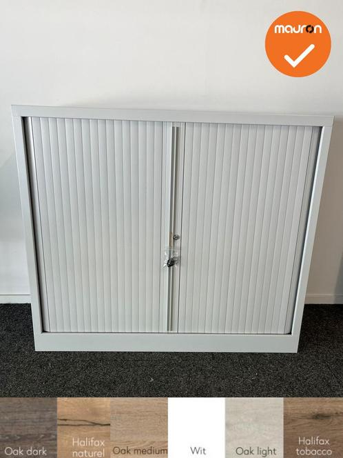 Robberechtse roldeurkast - 105x120x45cm - Lichtgrijs - brede, Zakelijke goederen, Kantoor en Winkelinrichting | Kantoormeubilair en Inrichting