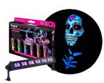 UV Partyset Met Verlichting En Schmink Set, Nieuw