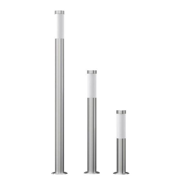 Tuinlampenset RVS 3-delig | Retour Deal | -46%, Tuin en Terras, Buitenverlichting, Waterbestendig, 50 tot 250 watt, Nieuw, Inox