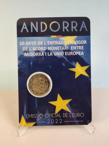 Andorre. 2 Euro 2022 Carlemany + Monetary Agreement (2