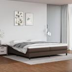 vidaXL Bedframe kunstleer bruin 200x200 cm, Huis en Inrichting, Slaapkamer | Bedden, Verzenden, Nieuw