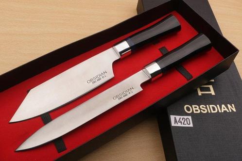 Obsidian - Keukenmes - Kitchen knife set -  Introductie van, Antiek en Kunst, Antiek | Keukengerei