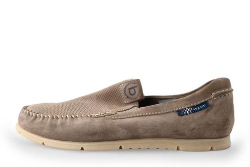 Bugatti Instappers in maat 46 Beige | 5% extra korting, Kleding | Heren, Schoenen, Overige kleuren, Gedragen, Overige typen, Verzenden