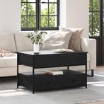 vidaXL Salontafel met lade Zwart Eiken 85 x 50 x 50 cm, Huis en Inrichting, Tafels | Salontafels, Verzenden, Nieuw