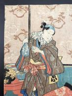 Iroha / Bashi Ieyoshi - Utagawa Kunisada (1786-1865) - Japan, Antiek en Kunst