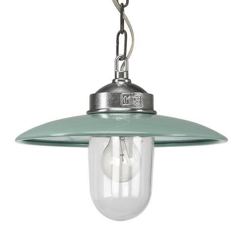 Retro  vintage Solingen Retro Groen Binnenverlichting, Huis en Inrichting, Lampen | Hanglampen, 75 cm of meer, Nieuw, Metaal, Overige materialen