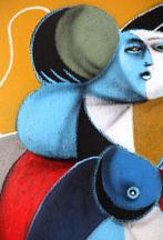 Jone Hopper - Muse à la perle, Antiek en Kunst