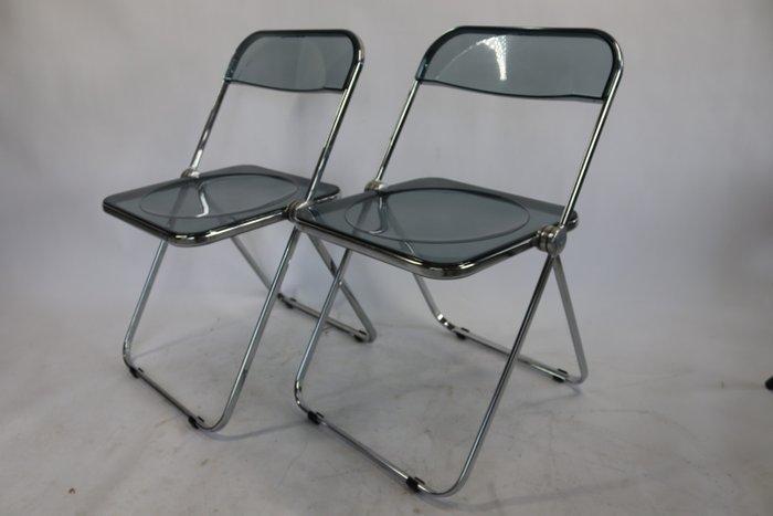 Anonima Castelli - Giancarlo Piretti - Klapstoel (2) - Plia, Antiek en Kunst, Antiek | Meubels | Stoelen en Sofa's