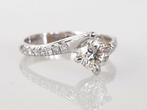 Verlovingsring - 18 karaat Witgoud - 0.87ct. tw. Diamant
