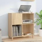 vidaXL Platenkast 84,5x38x89 cm bewerkt hout sonoma, Huis en Inrichting, Verzenden, Nieuw