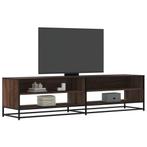 vidaXL Tv-meubel 180,5x40x46 cm bewerkt hout bruin, Huis en Inrichting, Kasten |Televisiemeubels, Verzenden, Nieuw