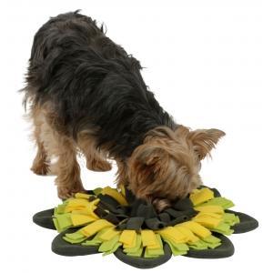Snuffelkleed sunflower geel/groen, Ø 40 cm - kerbl, Dieren en Toebehoren, Honden-accessoires