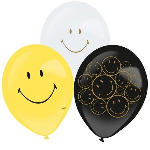 Gekleurde Ballonnen Smiley 69cm 6st, Hobby en Vrije tijd, Feestartikelen, Nieuw, Verzenden