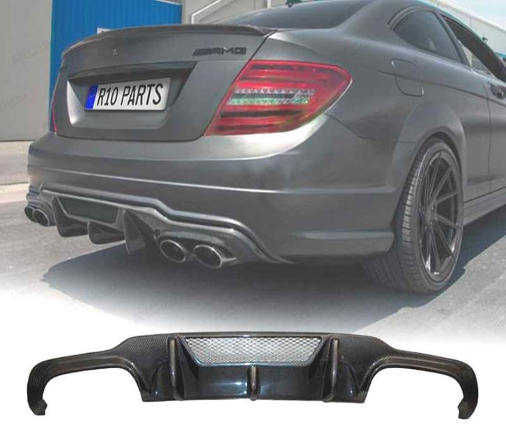 DIFFUSEUR ARRIÈRE MERCEDES W204 C63 11-13 CARBONE, Autos : Pièces & Accessoires, Carrosserie & Tôlerie, Envoi