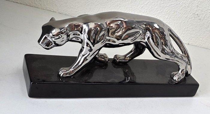 Excelent Art Ceramics - Beeld, ***ZILVEREN PANTER*** van, Antiek en Kunst, Kunst | Designobjecten