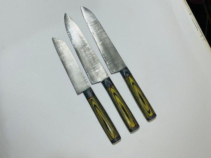 Keukenmes - Japanse BBQ- en kampeer messen-set (0022) -, Antiek en Kunst, Antiek | Keukengerei