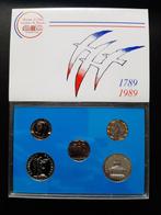 Frankrijk. Year Set (FDC) 1989 Folon avec la 10 francs, Postzegels en Munten