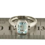 Ring - 18 karaat Witgoud Topaas, Handtassen en Accessoires, Ringen, Nieuw