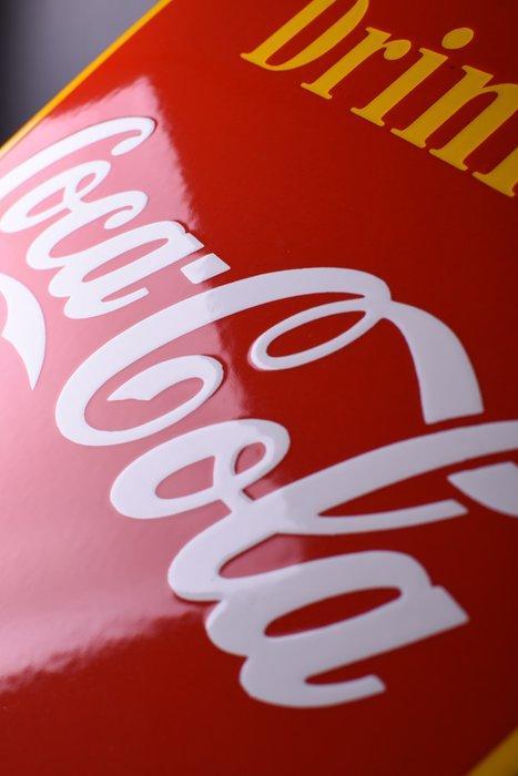 Coca-Cola - Enseigne en émail - Chapeau de bouteille XXL, Antiek en Kunst, Antiek | Wandborden en Tegels