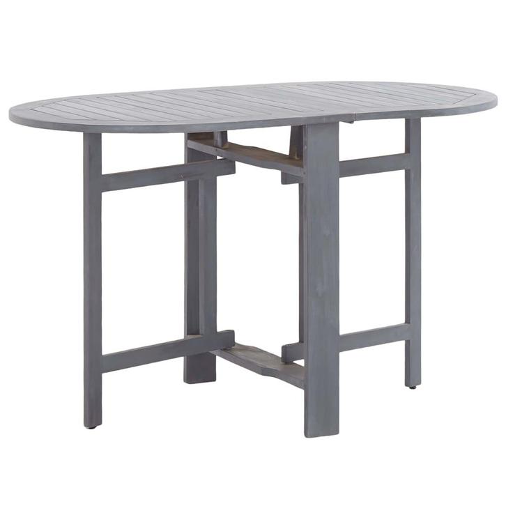 Acaciahout Tafel 120cm | OP = OP | 40% Budgetdeal, Tuin en Terras, Tuintafels, Ovaal, Nieuw, Hout, Verzenden