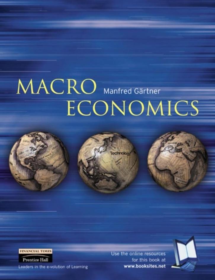 Macroeconomics 9780273651635 Manfred Gärtner, Boeken, Taal | Engels, Gelezen, Verzenden