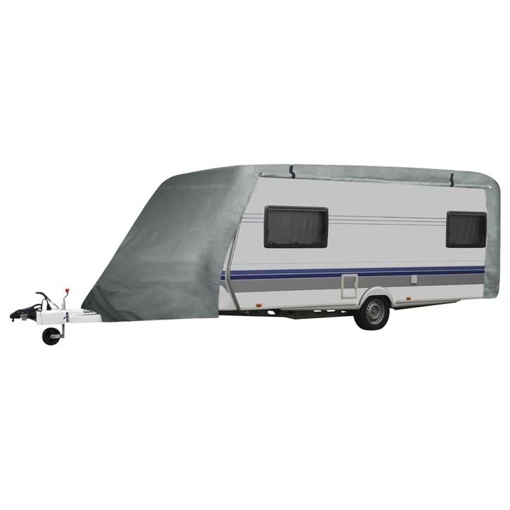 vidaXL Caravanhoes L grijs, Auto diversen, Auto-accessoires, Nieuw, Verzenden