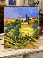 Jiel - Oliviers au cabanon en Provence., Antiquités & Art