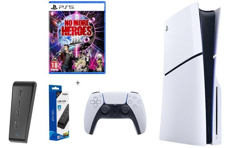 PlayStation 5 Slim Disc Console Custom Pack-No More Heroes, Consoles de jeu & Jeux vidéo, Consoles de jeu | Sony PlayStation 5
