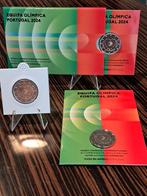 Portugal. 2 Euro 2024 Equipa Olimpica Portugal (3 moedas), Postzegels en Munten, Munten | Europa | Euromunten