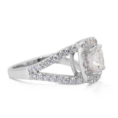 Bague - 18 carats Or blanc - 2.50ct. tw. Diamant (Naturelle), Handtassen en Accessoires, Ringen