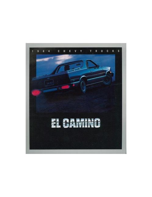 1984 CHEVROLET CHEVY EL CAMINO BROCHURE ENGELS, Boeken, Auto's | Folders en Tijdschriften, Ophalen of Verzenden