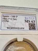 Spanje. Francisco Franco. 100 Pesetas 1966 (Zonder, Postzegels en Munten