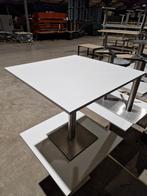Tafel vierkant 80x80 RVS poot gebruikt, Ophalen of Verzenden, Nieuw in verpakking