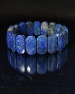 Prachtige facetede koninklijke goud lapis lazuli armband in, Verzamelen, Mineralen en Fossielen