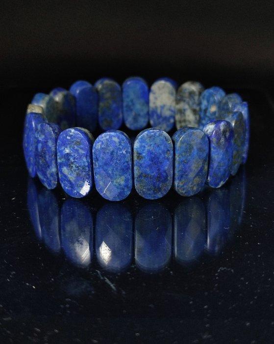 Prachtige facetede koninklijke goud lapis lazuli armband in, Verzamelen, Mineralen en Fossielen