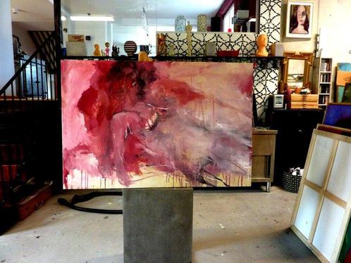 Mila Veljaca - Ich bin aus Rot gemacht, Antiek en Kunst, Kunst | Schilderijen | Modern