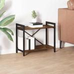vidaXL Boekenkast Gerookt eiken 60 x 30 x 48.5 cm Bewerkt, Verzenden, Nieuw