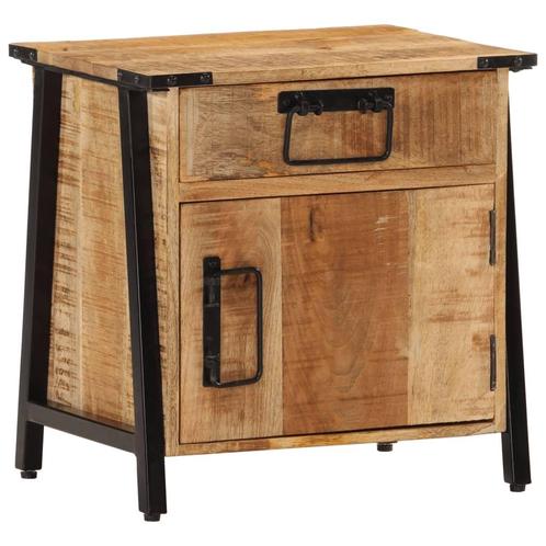 vidaXL Table de chevet 40x30x42 cm bois de manguier, Huis en Inrichting, Slaapkamer | Nachtkastjes, Verzenden