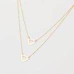 Handmade - Collier - 14 carats Or jaune - Cœurs à 2 rangées, Nieuw