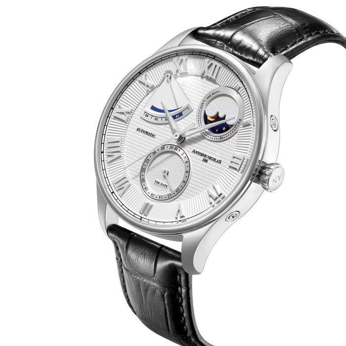 Antoine Nicolas 1986 - Londra Moon Phase - Zonder, Handtassen en Accessoires, Horloges | Heren