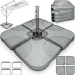 tillvex® Parasolstandaard, 60 liter / 80 kg, 4-delig voor zw, Tuin en Terras, Verzenden, Nieuw