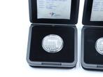 Nederland. 4 x zilveren gulden 2001 (Zonder minimumprijs)