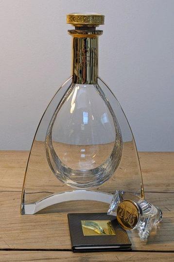 Cristal de Sèvres, Martell - Karaf (2) - LOr - Kristal,, Antiek en Kunst, Antiek | Glaswerk en Kristal