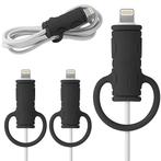 2dekans | Bone Kabelbescherming, 3 stuks Silicone Kabelslang, Informatique & Logiciels, Pc & Câble réseau, Ophalen of Verzenden