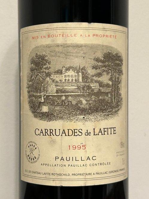 1995 Carruades de Lafite Rothschild, 2nd wine Chateau Lafite, Verzamelen, Wijnen