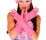 Roze Handschoenen 45cm, Hobby en Vrije tijd, Nieuw, Verzenden