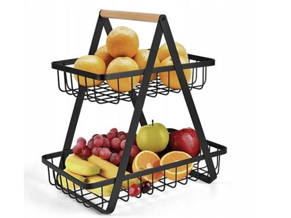 Veiling - Fruitmand -  Fruitschaal - Aardappelbak - RVS Meta, Maison & Meubles, Cuisine | Ustensiles de cuisine