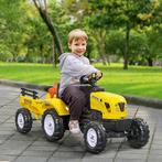 Tractor - Kids Globe - metalen speelgoedvoertuig - geel, Kinderen en Baby's, Speelgoed | Buiten | Skelters, Ophalen of Verzenden