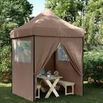 vidaXL Partytent Bruin 200 x 200 x 306 cm Oxford Stof, Verzenden, Nieuw