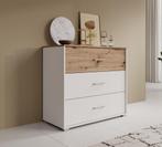 Meubella Ladekast Modern wit eiken 93 cm | 3 lades, Huis en Inrichting, Kasten | Overige, Verzenden, Nieuw